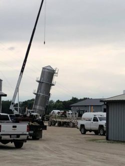 Installing Grain bin